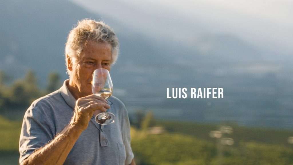 Tra i pionieri del vino a raccontare l'Alto Adige, anche Luis Raifer, per 30 anni presidente della Cantina Colterenzio