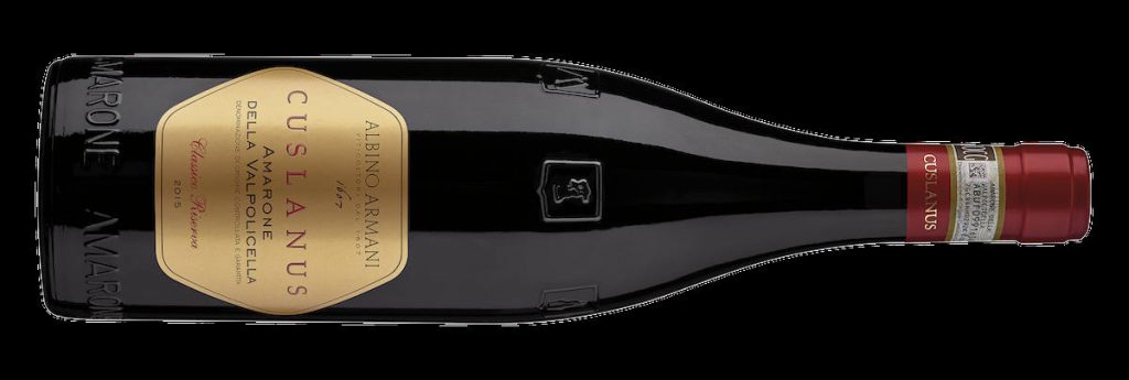 Cuslanus Amarone della Valpolicella Docg Classico Riserva firmato Albino Armani.