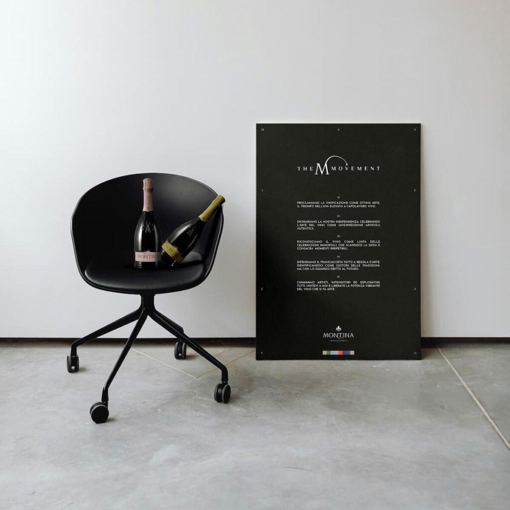 Con The M Movement, Montina trasforma la cantina in una fucina creativa. Un manifesto che unisce vinificazione e arte contemporanea 