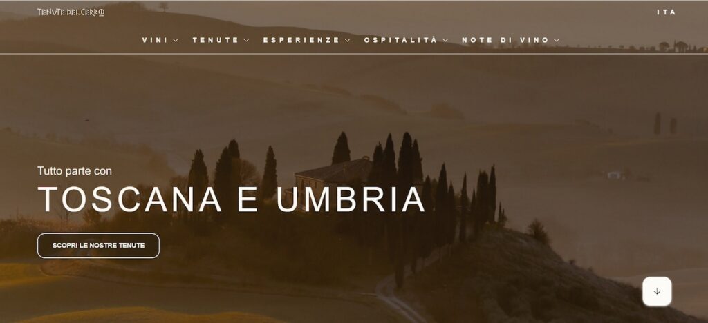 Tenute del Cerro presenta il nuovo sito web: viaggio digitale tra vino, esperienze enoturistiche e territorio