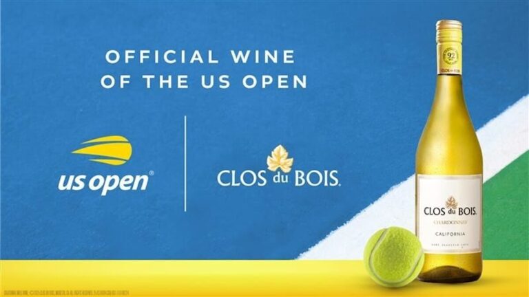 Clos du Bois Named Official Wine of the US Open