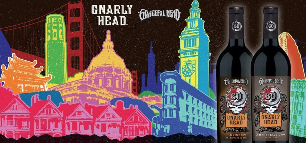 Gnarly Head Wines And The Grateful Dead Commemorate Band's 60-Year Legacy With Limited-Release Anniversary Wines