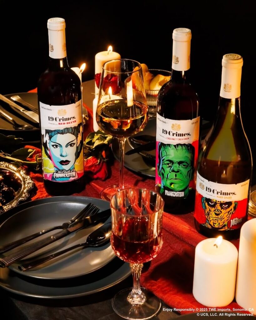 19 Crimes and Universal Products & Experiences Expand Limited-Edition Universal Monsters Wines to Global Markets for the Third Year