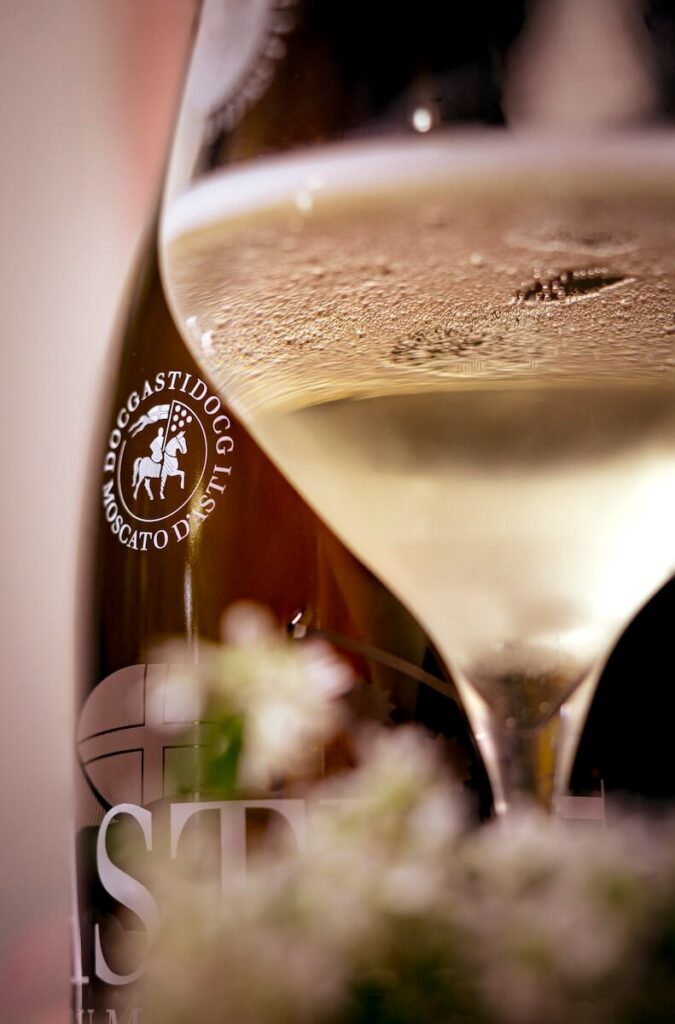 wines of Piedmont. Asti DOCG Asti Spumante and Moscato d’Asti from Moscato Bianco grape: The Holiday Toast Without Borders