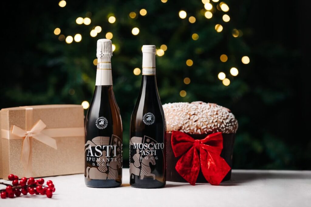 wines of Piedmont. Asti DOCG Asti Spumante and Moscato d’Asti from Moscato Bianco grape: The Holiday Toast Without Borders
