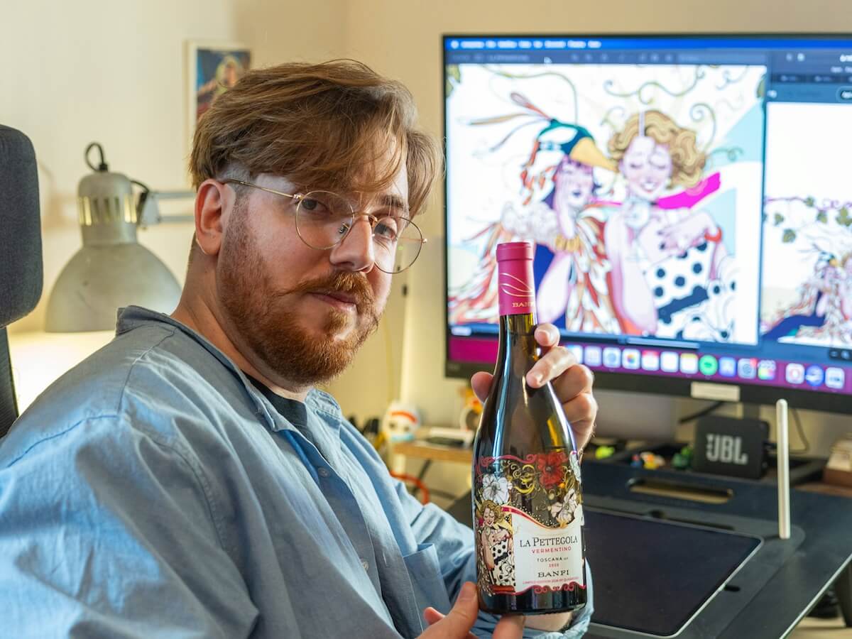 Banfi presents La Pettegola Limited Edition 2026: the Vermentino label designed by Gio Quasirosso celebrates magic, nature and femininity