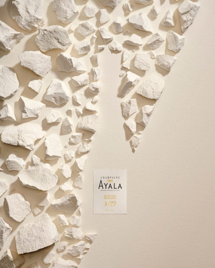 Ayala’s Blanc de Blancs A/19 reveals the 2019 vintage through pure Chardonnay, chalky minerality, and six select Crus.