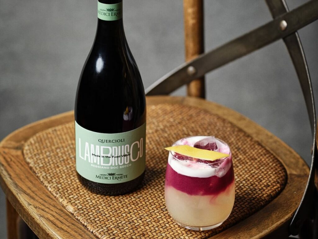 For Medici Ermete, Lambrusco is now also emerging as a credible ingredient for contemporary mixology and Cocktail List