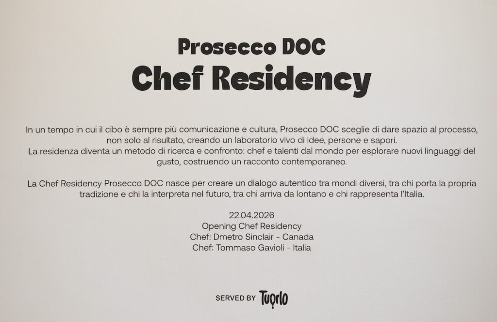 Il Consorzio Prosecco DOC e Tuorlo lanciano quattro residenze culinarie internazionali tra giugno e ottobre 2026.