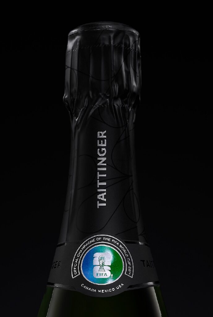 Taittinger launches a limited‑edition Brut Réserve for the FIFA World Cup 2026, with 350,000 bottles available from April 15.