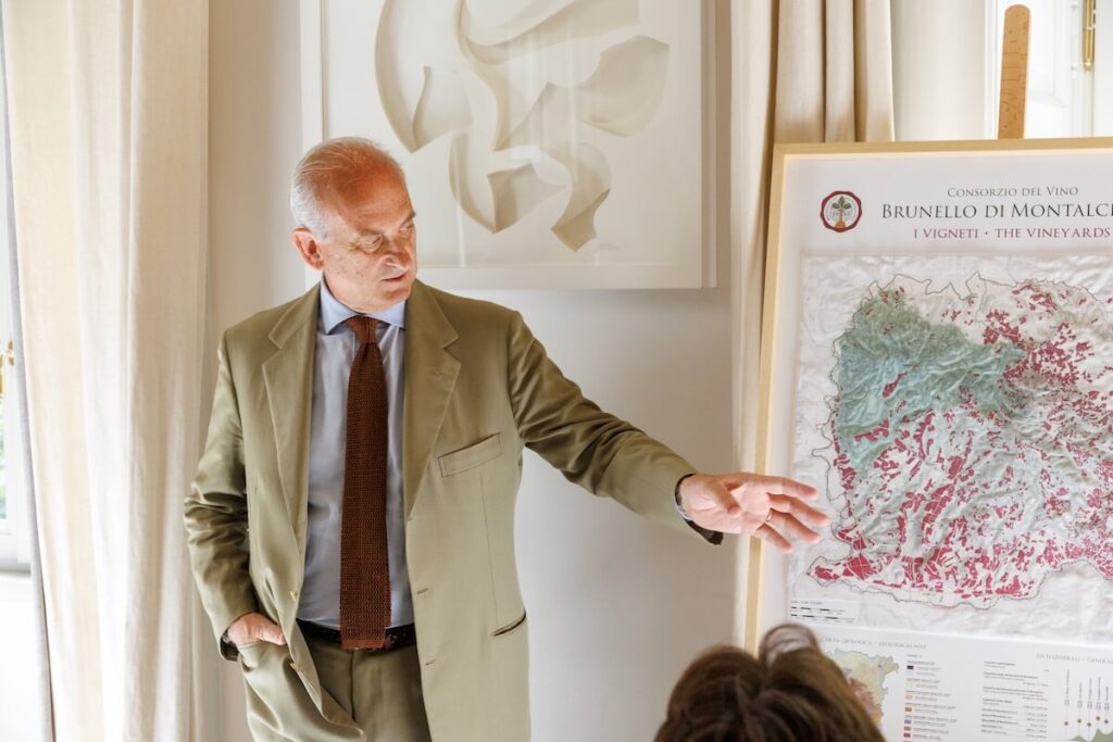 A vertical tasting of four CastelGiocondo vintages led by Lamberto Frescobaldi reveals the evolution of Brunello and Montalcino.