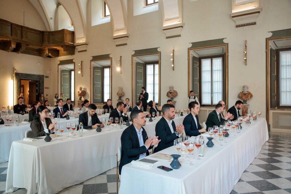 Elisa Ying Yu wins the Ruinart Sommelier Challenge 2026 in Rome, standing out in blind tasting, training sessions and insights.