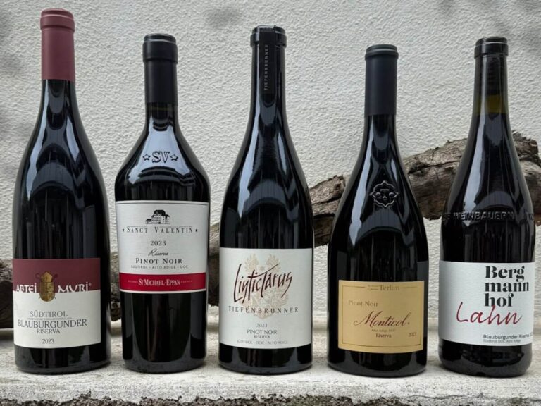 Alto Adige dominates the 2023 National Pinot Noir Competition: Abtei Muri Riserva wins and the entire Top 5 comes from the region.