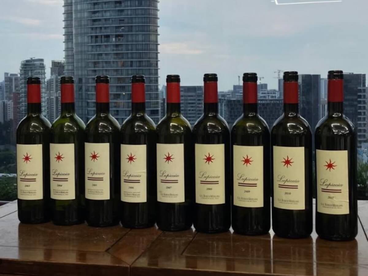 Castello del Terriccio presents a nine‑vintage Lupicaia vertical at 67 Pall Mall Singapore, strengthening its international positioning.