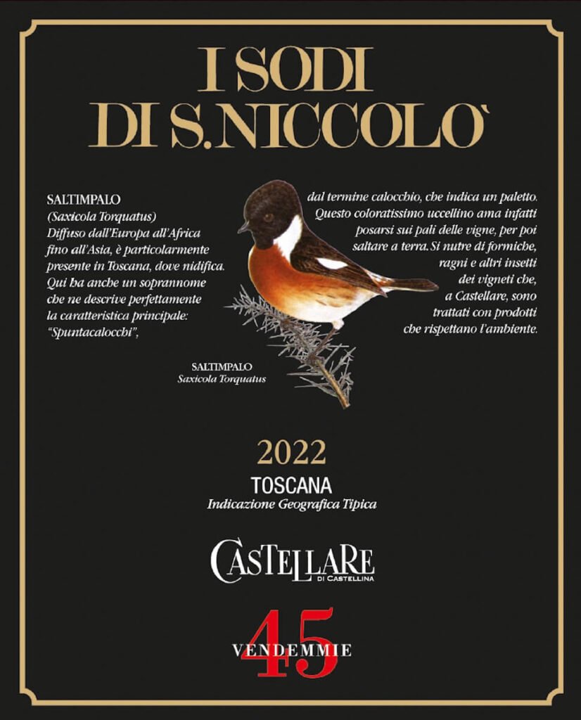 Castellare di Castellina marks 45 vintages of I Sodi di S. Niccolò with the 2022 release, a renewed expression of the iconic Super Tuscan.