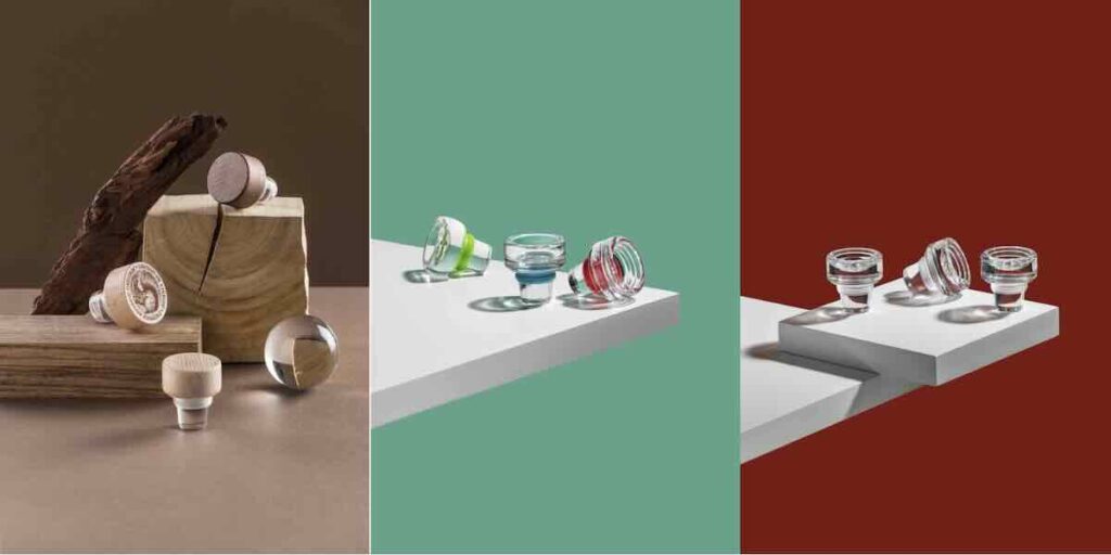 Vinolok, the art of the glass closure: safe, functional and sustainable, thanks to solutions that also serve as a powerful marketing lever.