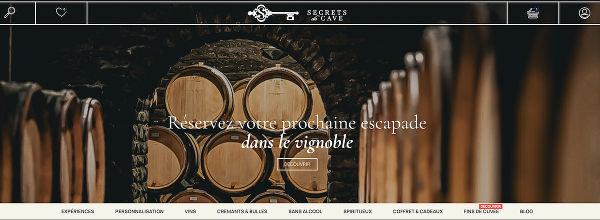 La piattaforma di Les Grands Chais de France apre le porte alle sue maison: vini, visite, personalizzazioni e gift box in un click.
